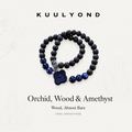 Orchid, Wood & Amethyst